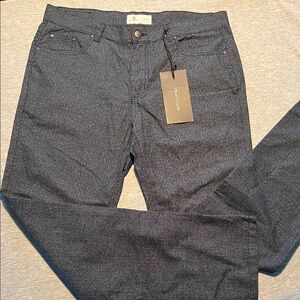 *NWT* Craft + Flow Slim Straight Micro Check Jeans